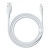 кабель baseus pudding series fast charging cable type-c - lightning 20w/2m (p10355701221-01) (white) 