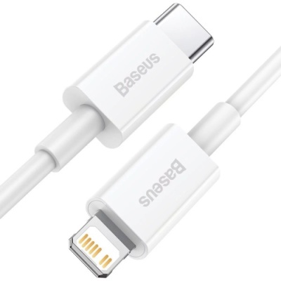 кабель baseus superior series (pd) type-c - lightning 20w/2m (catlys-c02) (white) 