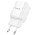 мережевий зарядний пристрій hoco c149a 1usb/18w/qc3.0 + 1type-c/30w/pd (бiлий) 