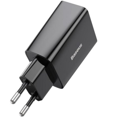 мережевий зарядний пристрій baseus speed mini (ccfs-sn01) 1type-c/20w/pd (чорний) 