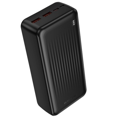додаткова батарея power bank borofone bj80b power pd20w+qc3.0 22.5w 30000 mah (чорний) 