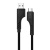 кабель earldom ec-174m soft silicone usb - microusb 3a/1m (чорний) 