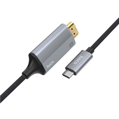 перехідник hoco ua13 type-c - hdmi 1.8m (чорний) 