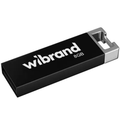 usb флеш-накопичувач wibrand 8gb chameleon (чорний) 