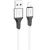 Кабель Hoco X86 Silicone USB - Lightning 2.4A/1m (Білий) кабель hoco x86 silicone usb - lightning 2.4a/1m (білий)