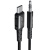 перехідник audio acefast c1-08 type-c - jack 3.5 2 pin (1м) (чорний) 