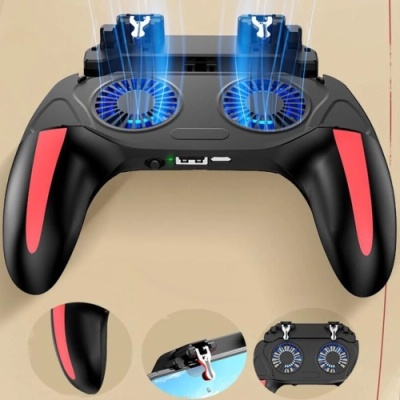 геймпад xo h10 dual fan charging (чорний) 