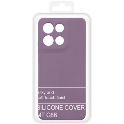Купить силіконовий чохол soft silicone case для motorola g86 (лаванда) онлайн