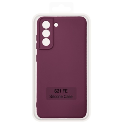 Купить чохол soft silicone case full для samsung g990 galaxy s21 fe (maroon) онлайн