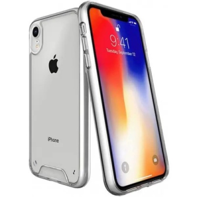 Купить силіконовий чохол space для apple iphone xr (прозорий) онлайн