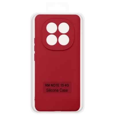 Купить чохол soft silicone case full для xiaomi redmi note 15 4g (164.03/75.42/7.94) (red) онлайн