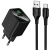 Мережевий Зарядний Пристрій Hoco CS81A 1USB/18W/QC3.0 + (USB - Type-C) (Чорний) мережевий зарядний пристрій hoco cs81a 1usb/18w/qc3.0 + (usb - type-c) (чорний)