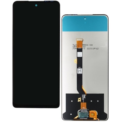 дисплей для tecno spark 10 pro (ki7) з чорним тачскріном