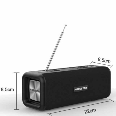 портативна колонка hopestar 21.8см*8см*8см t9 (чорний) 