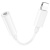 перехідник hoco ls34 lightning - aux (3.5mm) (білий) 