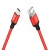 кабель hoco x14 times speed usb - type-c 3.0a/2m (червоно-чорний) 