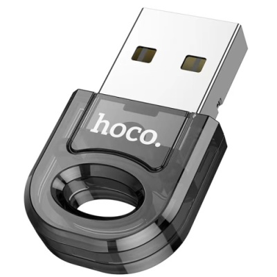 bluetooth-адаптер hoco ua28 usb  (чорний) 
