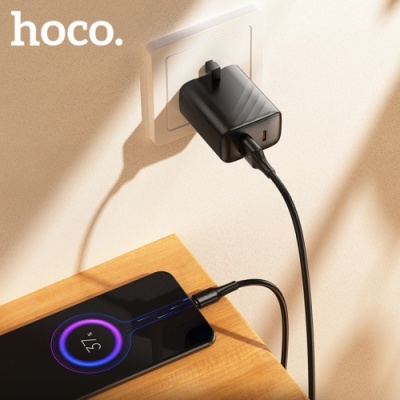 кабель hoco x120 usb - microusb 2.4a/1m (чорний) 