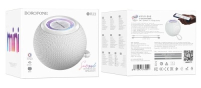 портативна колонка borofone br23 (білий) 