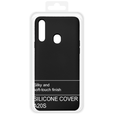 Купить силіконовий чохол soft silicone case для samsung a207 galaxy a20s - black онлайн