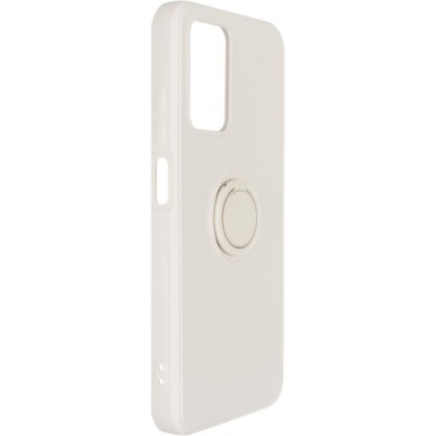 Купить силіконовий чохол soft silicone casevsmagnet ring для xiaomi redmi 10 - ivory white онлайн