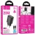 мережевий зарядний пристрій hoco n61 1usb/18w/qc3.0 + 1type-c/20w/pd + (type-c - type-c) (чорний) 