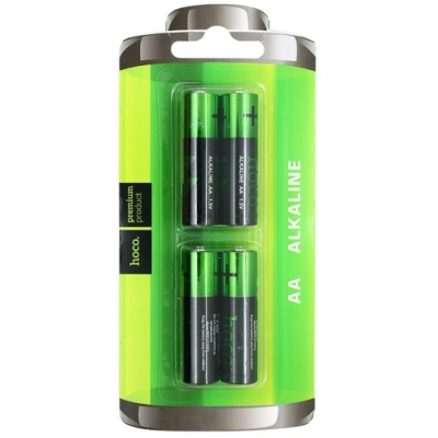 батарейка hoco alkaline lr6 aa (4шт) 