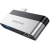 перехідник borofone dh2 type-c to hdmi+usb3.0 adapter (сталево-чорний) 