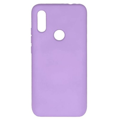 Купить силіконовий чохол soft silicone case для xiaomi redmi 7 - light violet онлайн