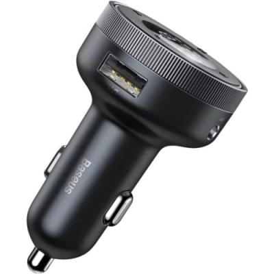 FM Модулятор Baseus (CCLH-01) Enjoy MP3/Charger 3.4A/17W (Чорний)