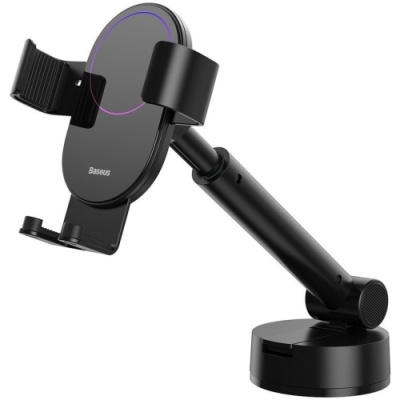 Автотримач Baseus Simplism Gravity Car Mount With Suction Base (SUYL-JY01) (Black)