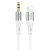 кабель aux hoco upa22 3.5mm(male) - lightning(male) 1m (білий) 