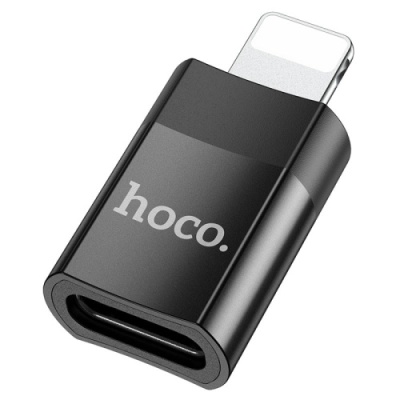 перехідник hoco ua17 lightning - type-c (чорний) 