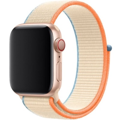 ремінець для apple watch nylon 42/44/45/49 mm (cream) 