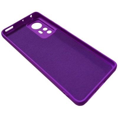 Купить чохол soft silicone case full для xiaomi 12 (бузковий) онлайн