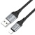 кабель hoco x102 usb - lightning 2.4a/1m (чорний) 