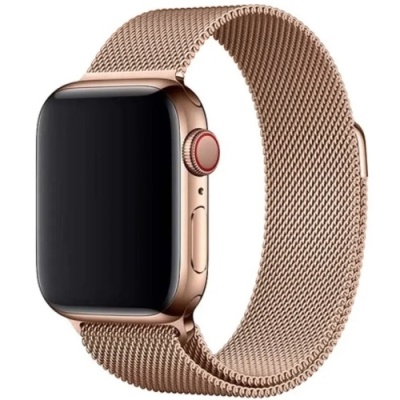 ремінець для apple watch milanese loop 42/44/45/49 mm (rose gold) 
