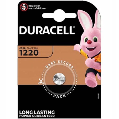 батарейка duracell 1220 (1шт) 