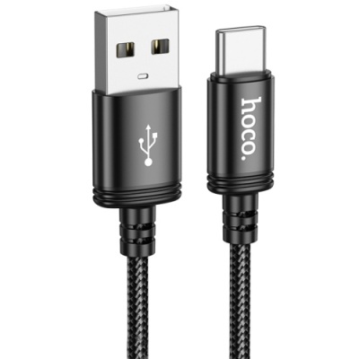 кабель hoco x89 wind usb - type-c 3a/2m (чорний) 