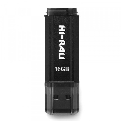 usb флеш-накопичувач hi-rali stark 16gb (чорний) 
