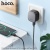 Мережевий Зарядний Пристрій Hoco CS34A 2USB/18W/QC3.0 + (USB - Type-C) (Чорний) мережевий зарядний пристрій hoco cs34a 2usb/18w/qc3.0 + (usb - type-c) (чорний)
