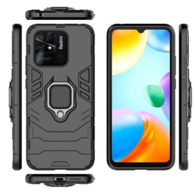 Купить чохол-накладка armor magnet для xiaomi poco c40 - black онлайн
