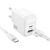 Мережевий Зарядний Пристрій Borofone BAS45A 1USB/18W/QC3.0 + 1Type-C/30W/PD + (Type-C - Type-C) (Білий) мережевий зарядний пристрій borofone bas45a 1usb/18w/qc3.0 + 1type-c/30w/pd + (type-c - type-c) (білий)