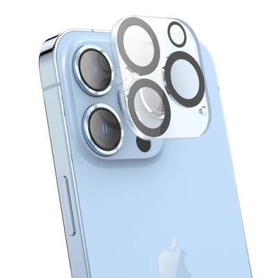 захисно скло на камеру hoco g13 3d для apple iphone 14 pro/14 pro max (чорний) 