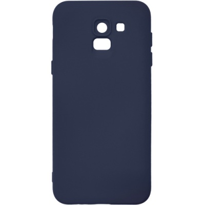 Купить чохол soft silicone case full для samsung j600 galaxy j6 2018 (dark blue) онлайн