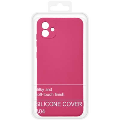 Купить силіконовий чохол soft silicone case для samsung a045 galaxy a04/m136 galaxy m13 5g (малиновий) онлайн