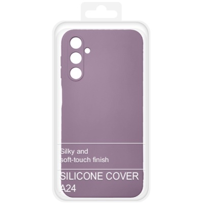 Купить силіконовий чохол soft silicone case для samsung a245 galaxy a24 (лаванда) онлайн