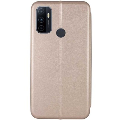 Купить чохол-книжка premium leather для oppo a53 (золотий) онлайн