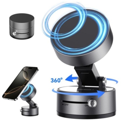 Автотримач XO C170 Vacuum Cup (Сірий)