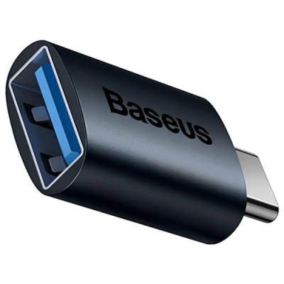 перехідник baseus ingenuity mini otg usb 3.1 to type-c (zjjq000003) (blue) 